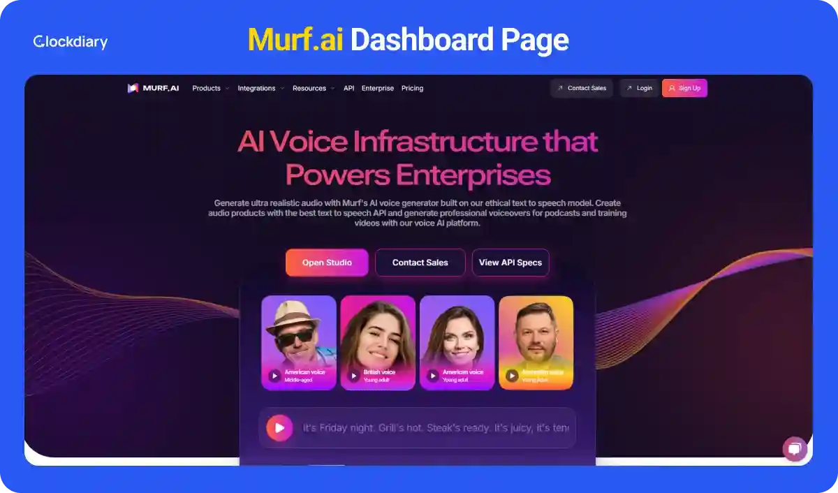 Murf.ai , one of the best AI Productivity Tools