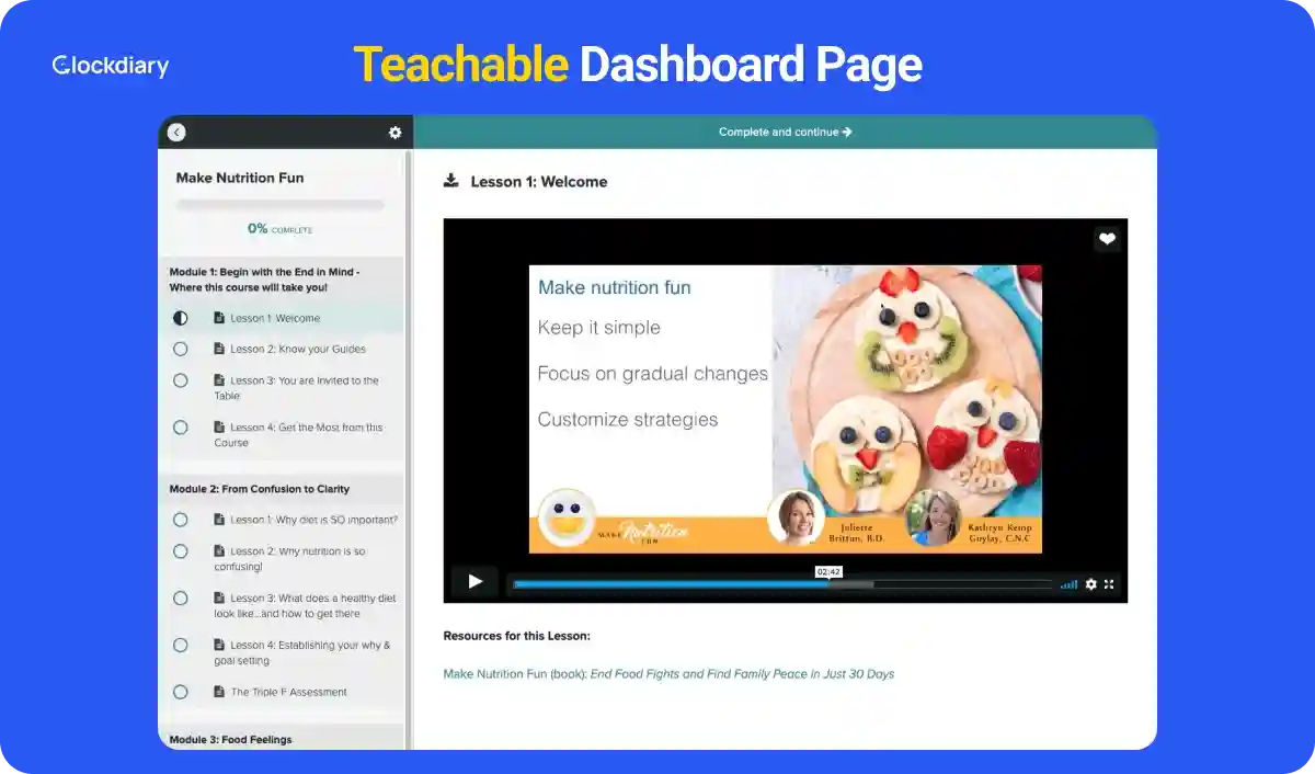 Teachable, one of the best work from home apps