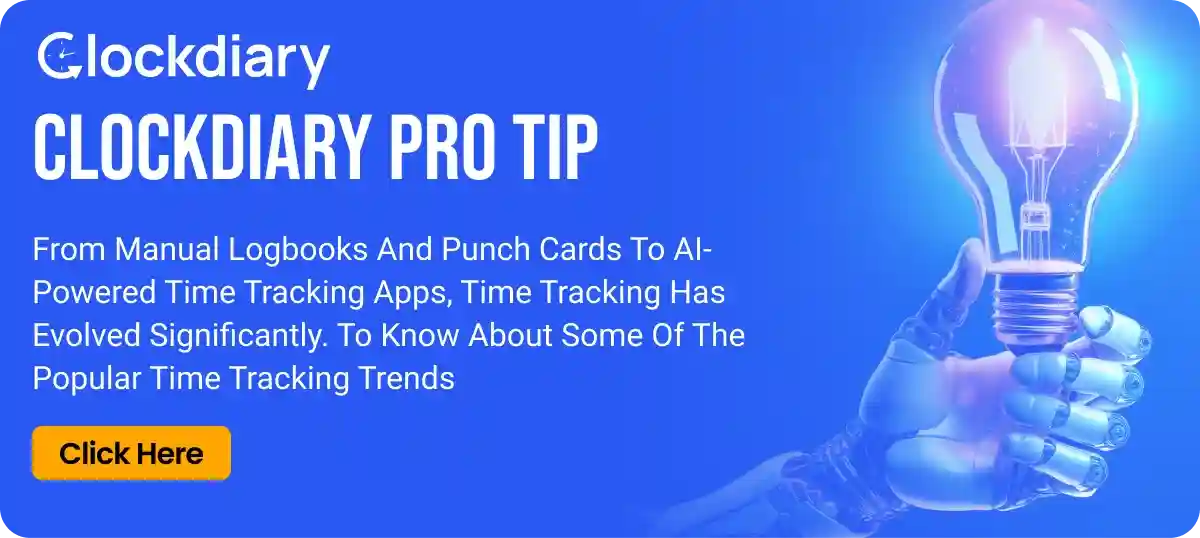 Clockdiary Pro Tip on Time Tracking Trends