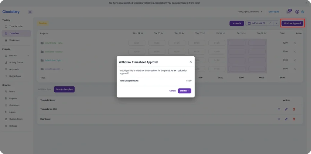 Timesheet_withdraw