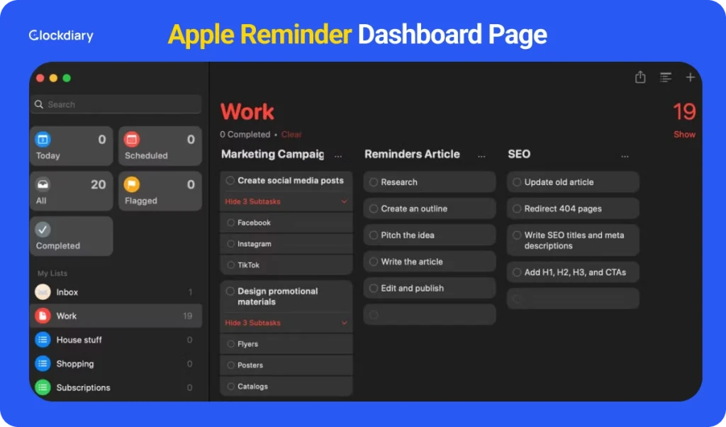 Apple Reminder