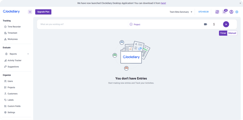 Clockdiary Home Page