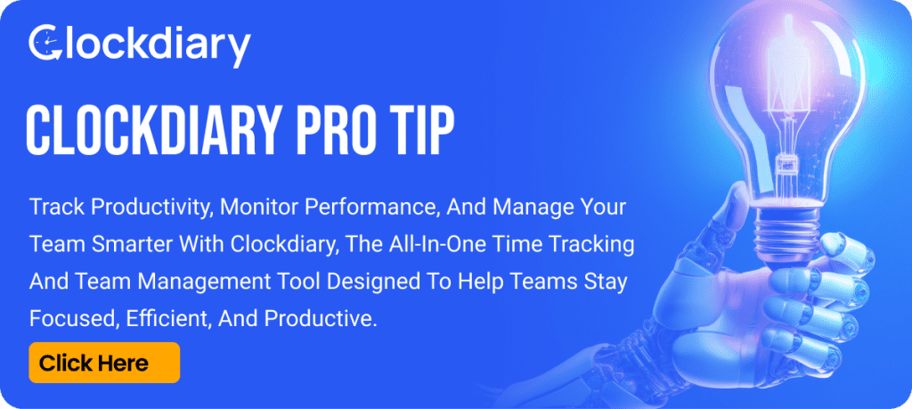 clockdiary productivity indicator
