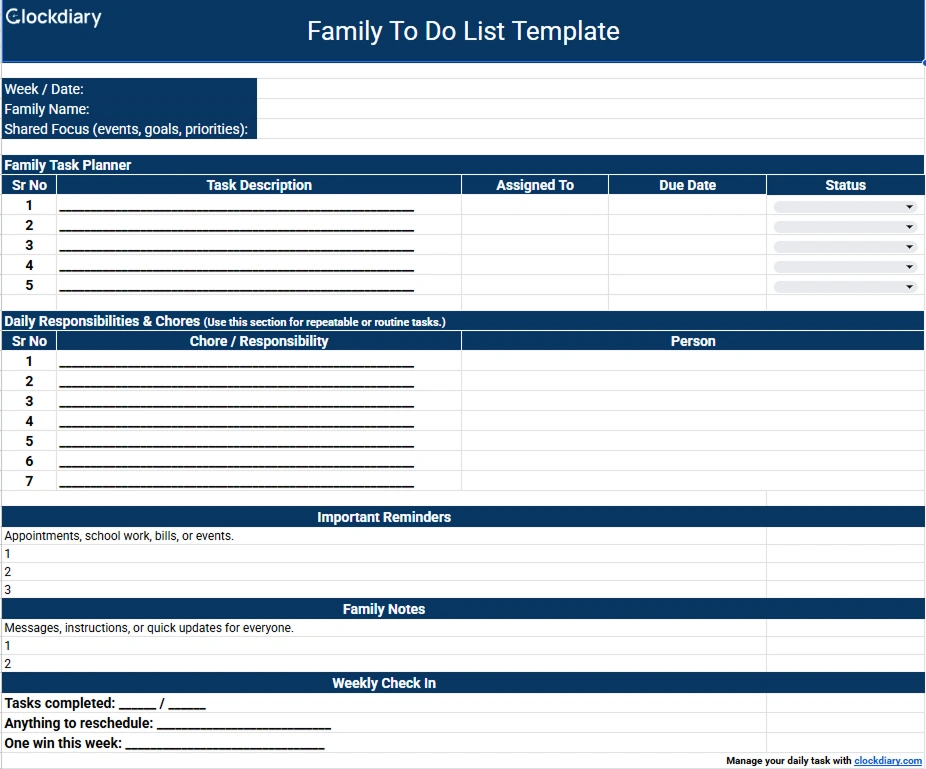 Free To-Do List Templates (Customizable)