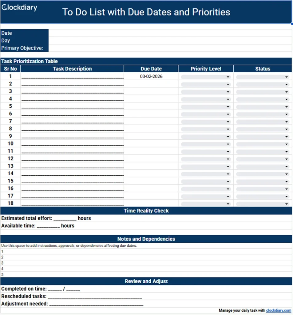 Free To-Do List Templates (Customizable)