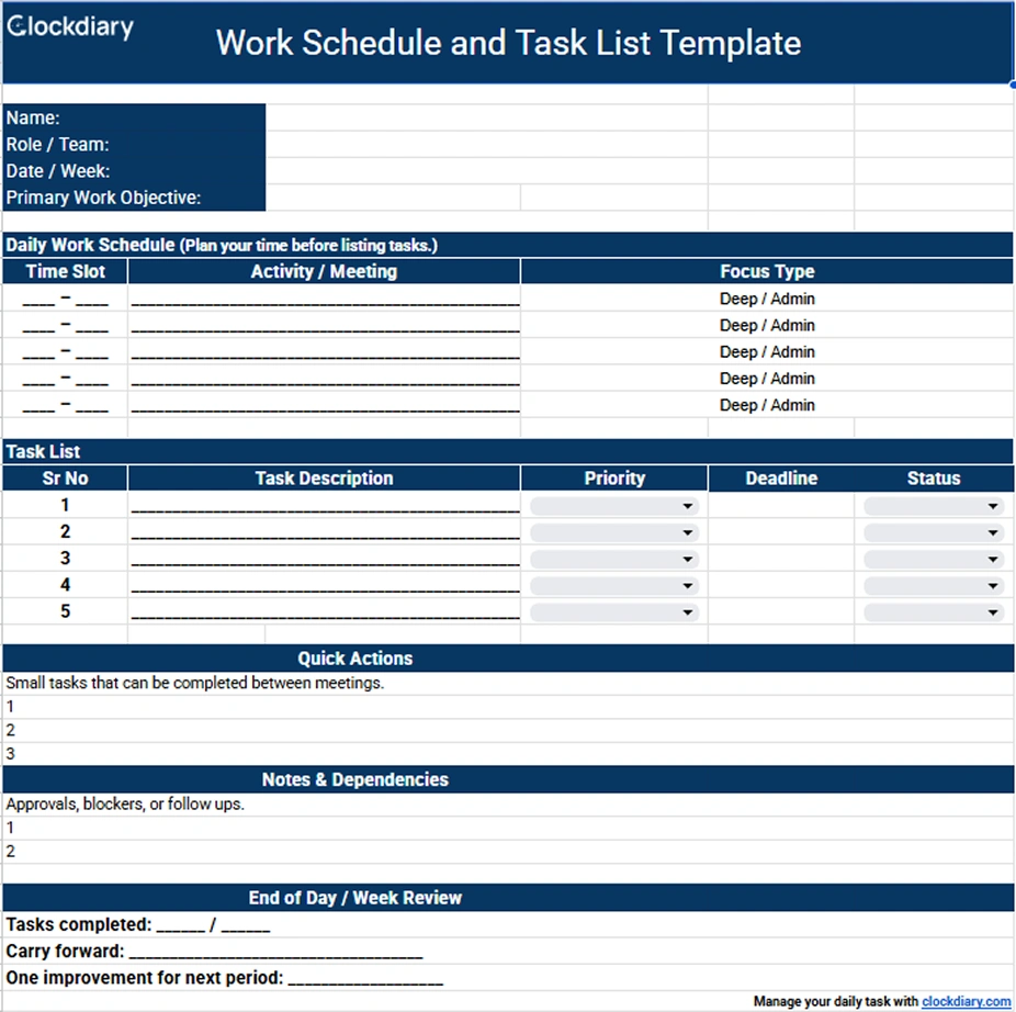 Free To-Do List Templates (Customizable)