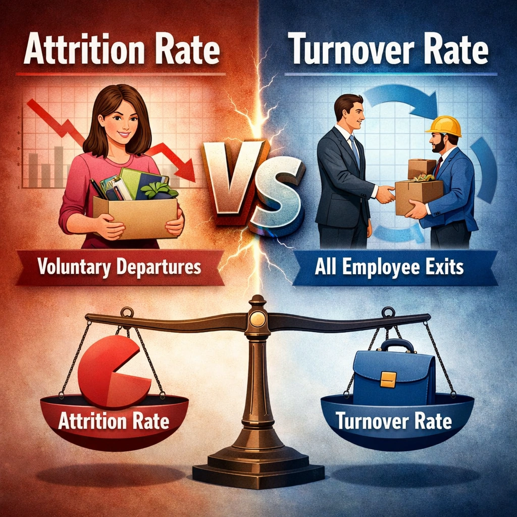 Attrition Rate vs Turnover Rate