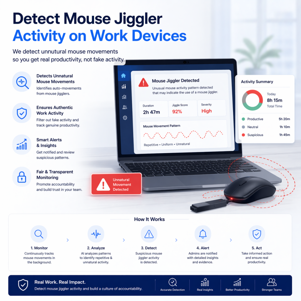 Detect Mouse Jiggler Activity on Work Devices