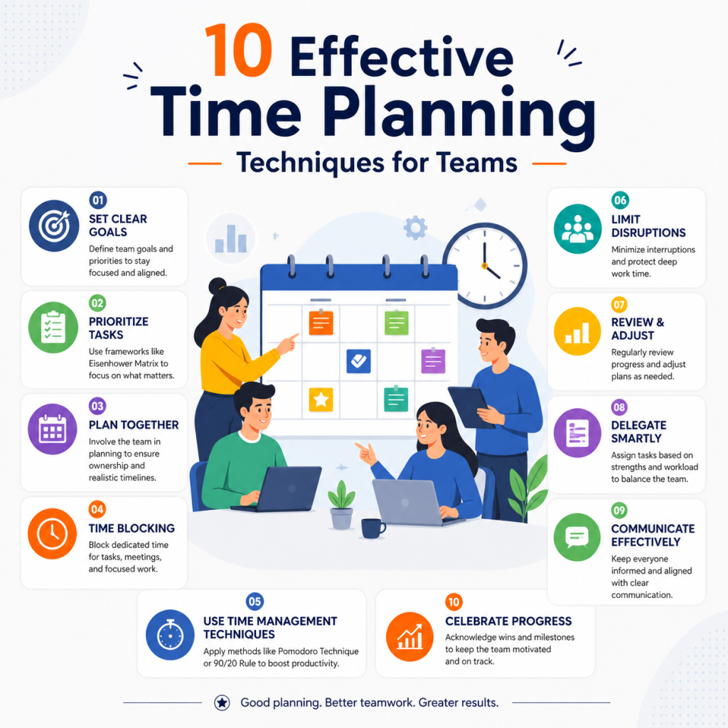 10 Effective Time Planning Techniques for Teams